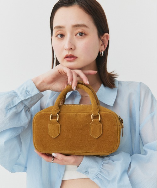 ad thie（アドティエ） ショルダーバッグ バッグ スエードタッチ ミニ