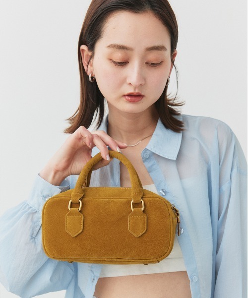 ad thie（アドティエ） ショルダーバッグ バッグ スエードタッチ ミニ