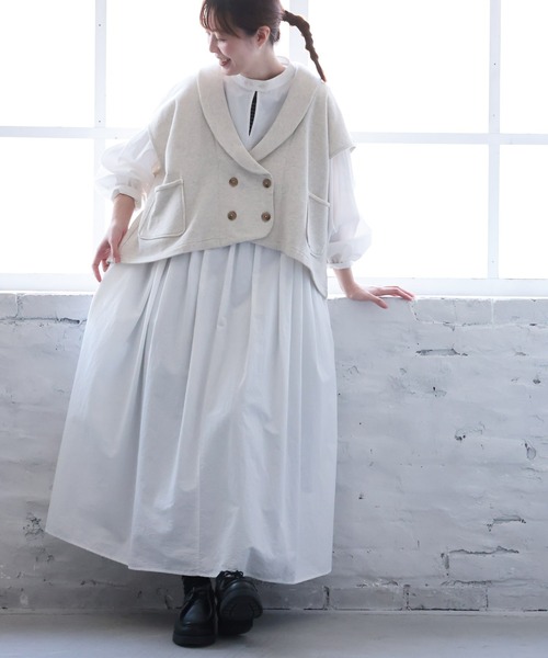 新品タグ付き ソウルベリー まぁるいスウェットなベスト ベスト ジレ 5L 新品タグ付き ソウルベリー まぁるいスウェットなベスト ベスト