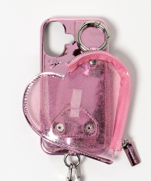 ajew HEART planet case シルバー iPhone16pro 楽天市場】【公式店】【ajew】ajew PVC heart planet pocket