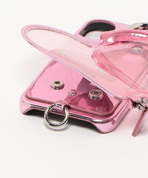 ajew スマホケース 「ajew」PVC HEART PLANET POCKET iPhone16