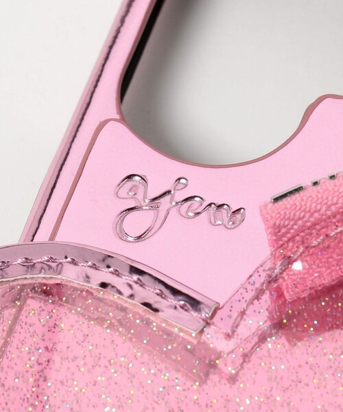 エジュー iPhoneケース iPhone16 pink 【PVC heart】 iPhone16 / pink 【PVC heart】 (発送はご注文から3営業日以内