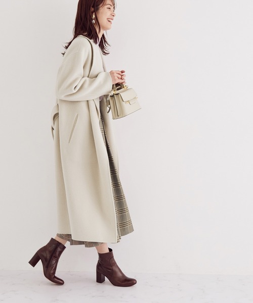 ROPE'（ロペ） チェスターコート 36 ベージュ系その他 レディース