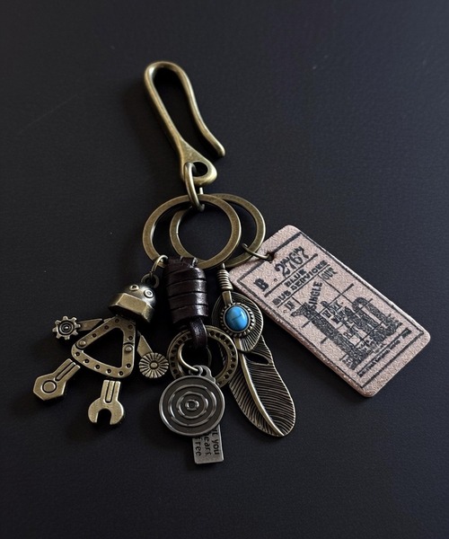 1004ST キーケース アメカジ カラビナ キーリング : ZOZOTOWN Yahoo!店