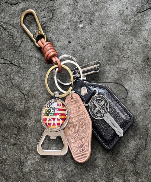 1004ST キーケース アメカジ カラビナ キーリング : ZOZOTOWN Yahoo!店