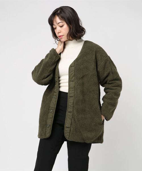 「and it_」 ジャケット MEDIUM カーキ レディース_画像2