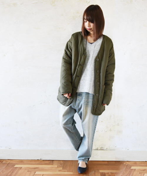 「and it_」 ジャケット MEDIUM カーキ レディース_画像7