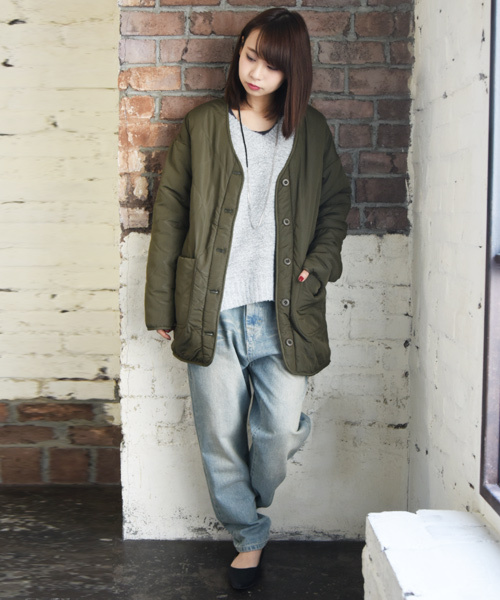 「and it_」 ジャケット MEDIUM カーキ レディース_画像8