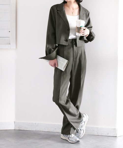 [RIRIYANO] tailored jacket SMALL угольно-серый женский 