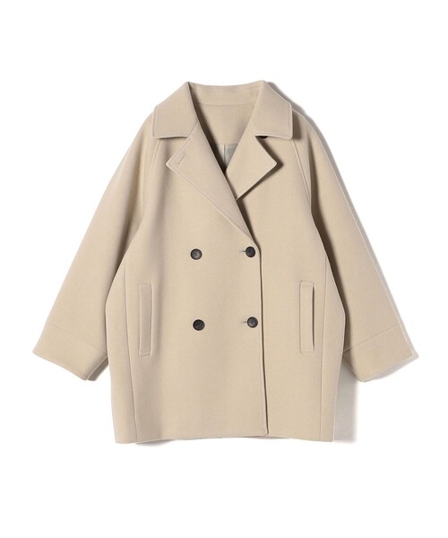 「SHIPS Colors」 ピーコート ONE SIZE ライトブルー レディース_画像2