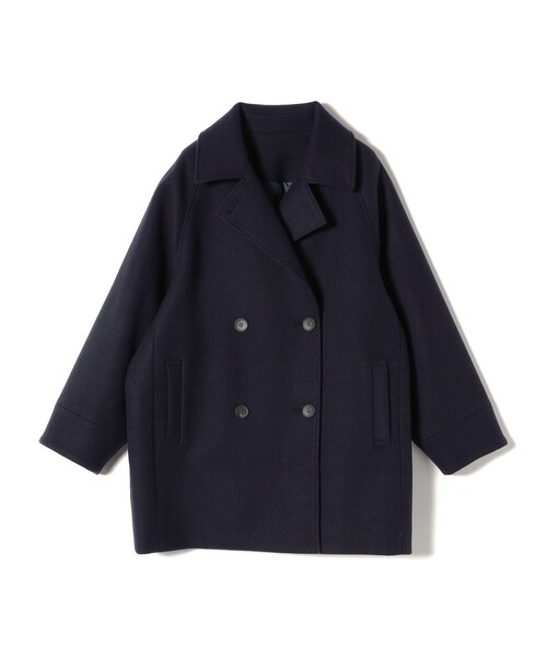 「SHIPS Colors」 ピーコート ONE SIZE ライトブルー レディース_画像5