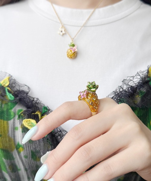 ANNA SUI 指輪 リング パイナップルモチーフ レディース