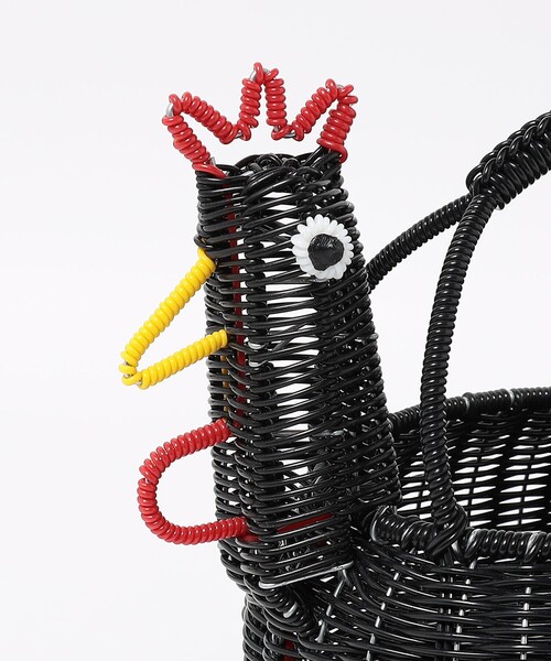 Diminutivo チャーム付　カゴバッグ Diminutivo かごバッグ カゴバッグ 「Diminutivo」Chicken M