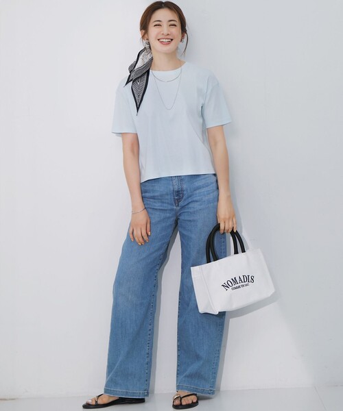 23区 tシャツ 「速乾性/汗じみ防止」半袖 クロップド IT Tシャツ