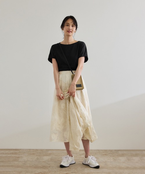 ROPE' tシャツ 「洗える」スーピマコットン アームレットT