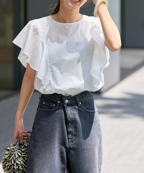 JOURNAL STANDARD relume ブラウス シャツ 「追加」コットン