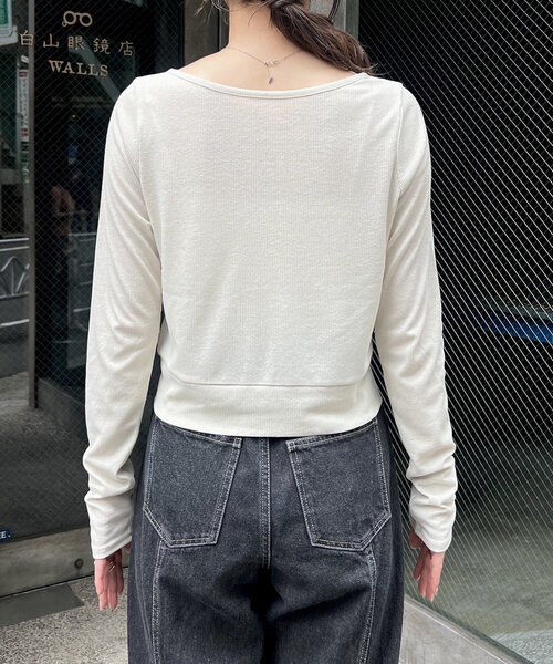 CAPRICIEUX LE'MAGE tシャツ コンパクトカーディガン レディース
