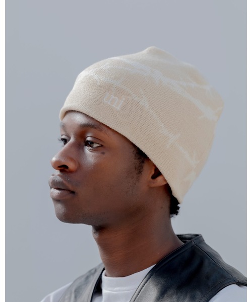 uniform experiment ニット帽 ニットキャップ ENTANGLED BEANIE メンズ