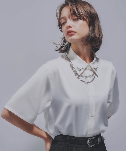 HARE メタルパーツカラーシャツ HARE｜メタルパーツカラーシャツ | Rakuten Fashion(楽天