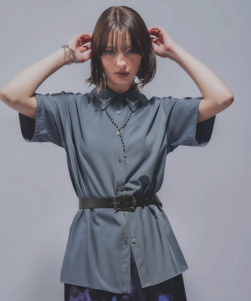 HARE メタルパーツカラーシャツ HARE｜メタルパーツカラーシャツ | Rakuten Fashion(楽天