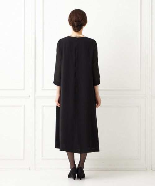 AIMER 「AIMER」 長袖ワンピース LARGE ブラック レディース AIMER 「AIMER」 長袖ワンピース LARGE ブラック レディース