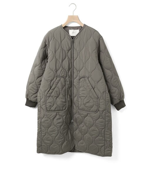 MidiUmi（ミディウミ） コート アウター キルティングロングコート