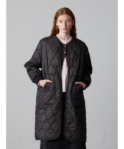 MidiUmi（ミディウミ） コート アウター キルティングロングコート