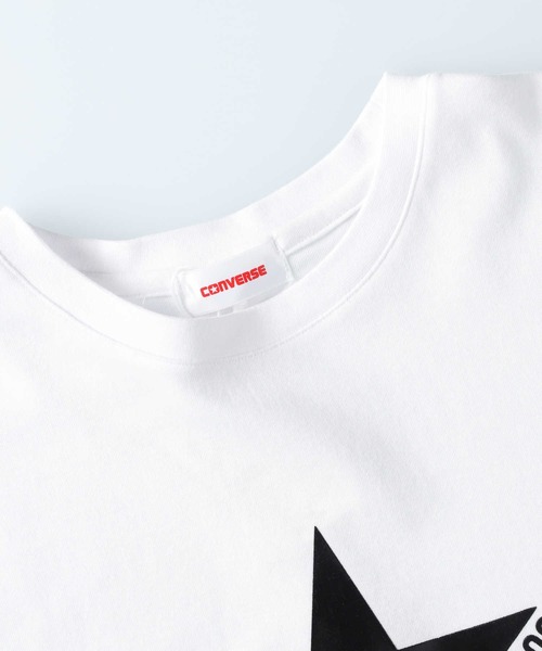「CONVERSE」 半袖Tシャツ M ブラック レディース