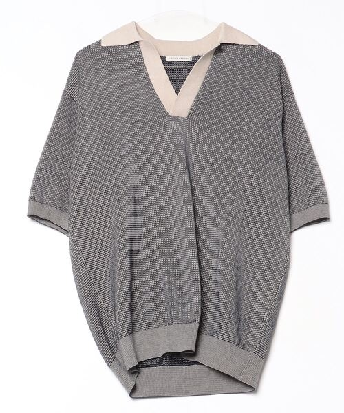 UNITED ARROWS（ユナイテッドアローズ） 半袖ニット M ブラック メンズ