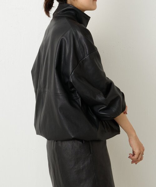 BEARDSLEY コート アウター 「15 quinze」ラムレザーハーフ