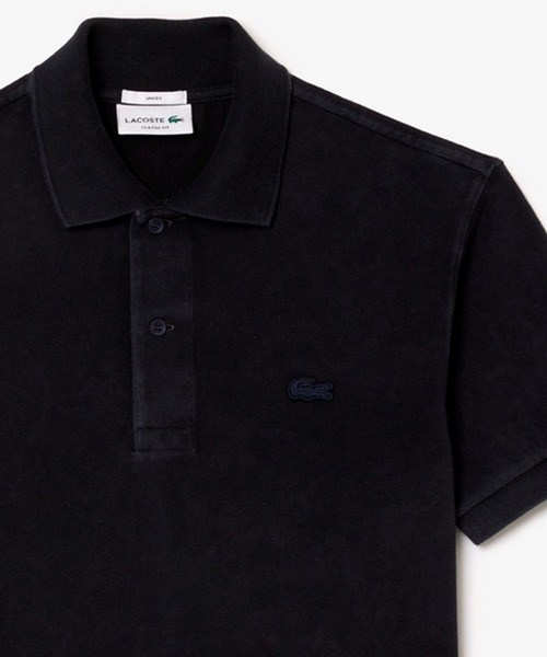 LACOSTE（ラコステ） 半袖ポロシャツ L ブラック メンズ : ZOZOTOWN