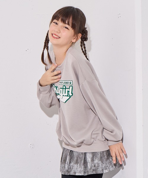 BISKEE トレーナー さがら刺繍ロゴプルオーバー/トレーナー キッズ