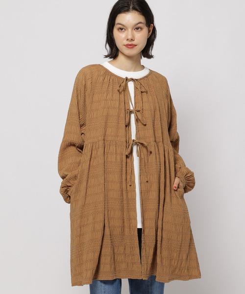 niko and…（ニコアンド） ワンピース モールギャザーチュニック