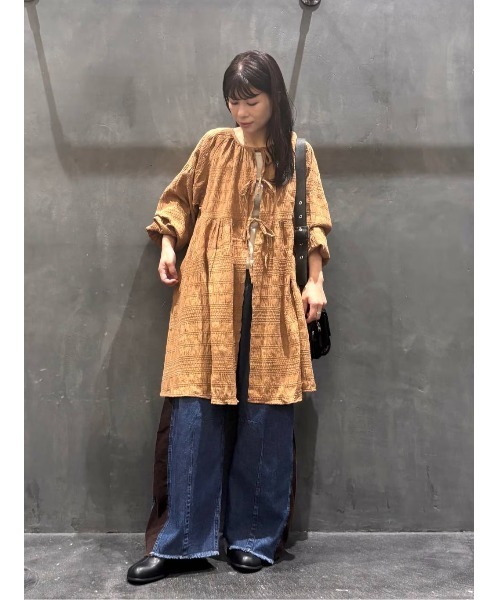 niko and…（ニコアンド） ワンピース モールギャザーチュニック