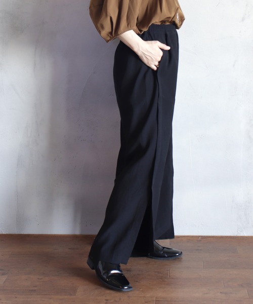 「BITTOKO」 スラックス FREE ブラウン レディース_画像8