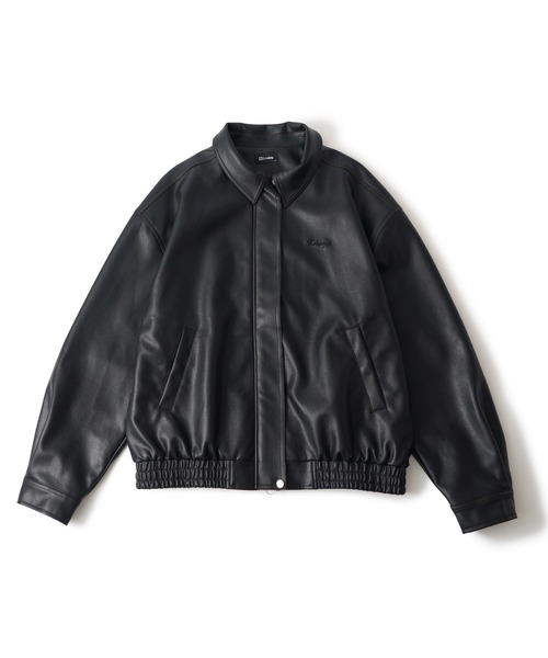 SUBCIETY ブラックレザー ジャケット Subciety｜Fake leather zip jkt | Rakuten Fashion(楽天ファッション