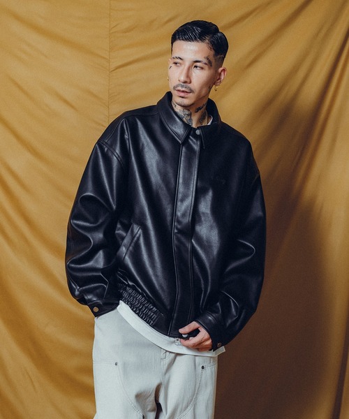 Subciety（サブサエティ） レザージャケット LARGE ブラック メンズ