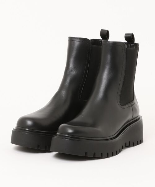 CORSO ROMA 9 サイドゴアショートブーツ 36 黒 美品 CORSO ROMA,9（コルソローマ ノーヴェ） ブーツ 「CORSO ROMA，9