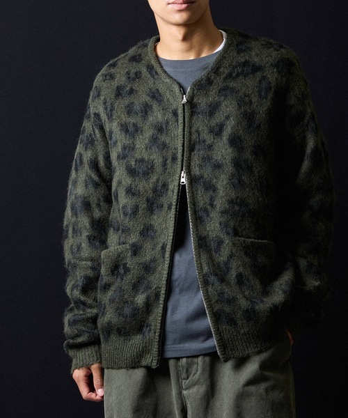 NUMBER (N)INE（ナンバーナイン） カーディガン LEOPARD JACQUARD KNIT