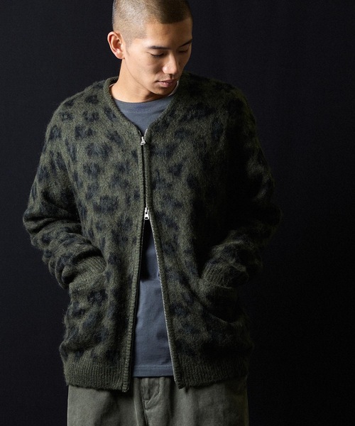NUMBER (N)INE（ナンバーナイン） カーディガン LEOPARD JACQUARD KNIT