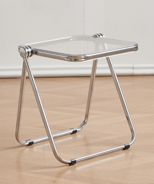 家具 Folding modern acrylic side table : ZOZOTOWN Yahoo!店 - 通販