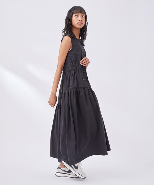 「NERGY」 ノースリーブワンピース FREE ライトグレー レディース_画像4