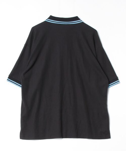 「KANGOL」 半袖ポロシャツ X-LARGE ブラック メンズ_画像2