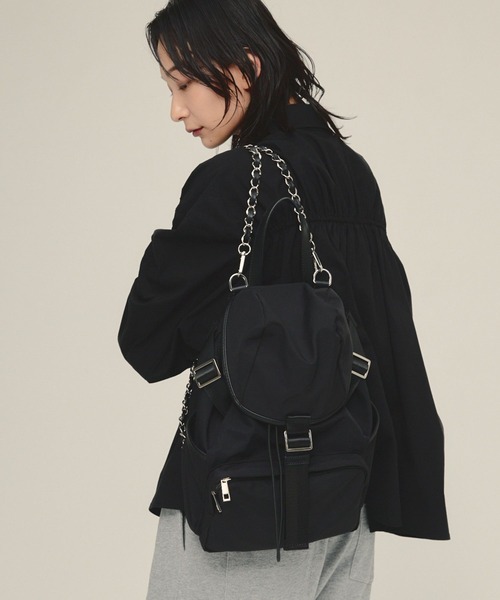 JEANASIS 【eL】Chain Backpack 新品未使用 デイバック リュック 「eL」Chain Backpack/598137 レディース