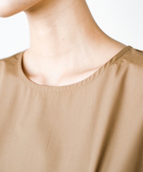 「haco!」 半袖ワンピース X-LARGE ベージュ レディース_画像3