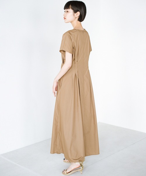 「haco!」 半袖ワンピース X-LARGE ベージュ レディース_画像9