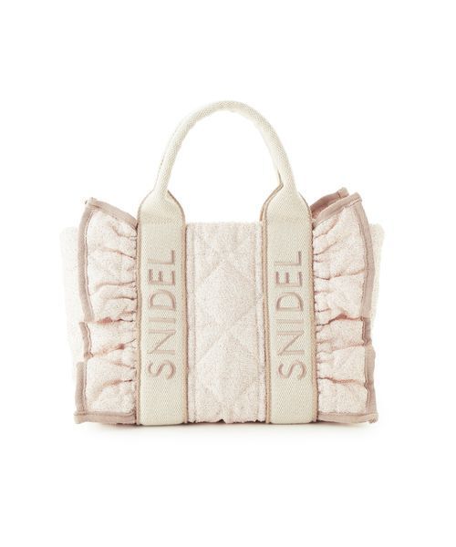SNIDEL（スナイデル） ハンドバッグ フリルキルティングロゴバッグ