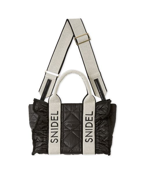 SNIDEL（スナイデル） ハンドバッグ フリルキルティングロゴバッグ