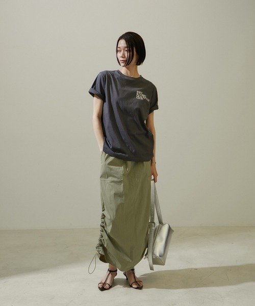 「SALON adam et rope'」 スカート FREE オフホワイト レディース_画像4