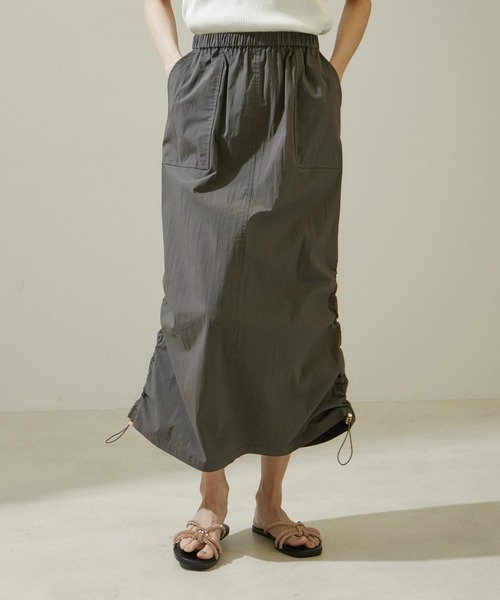 「SALON adam et rope'」 スカート FREE オフホワイト レディース_画像6